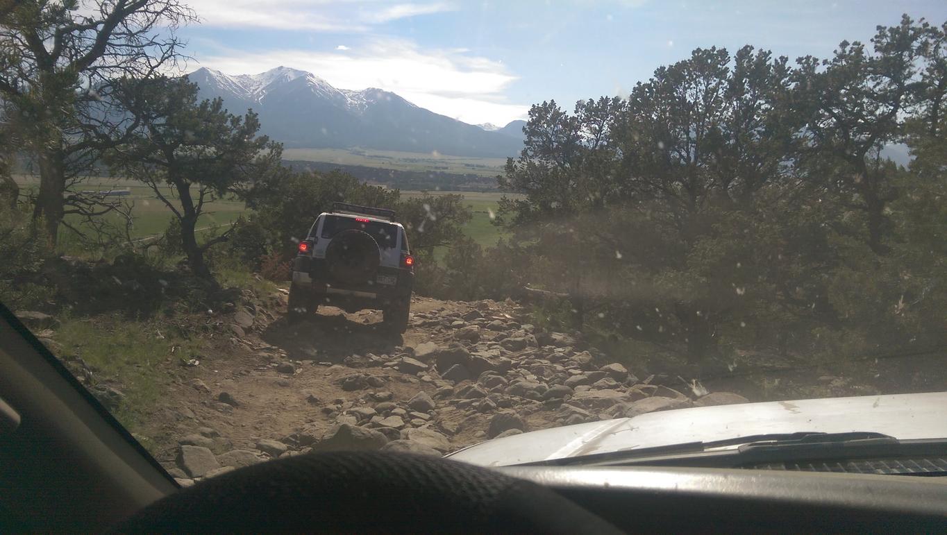 Outdoing my buddys lifted Locked and lifted FJ on Chinaman Gulch-imag0493-jpg