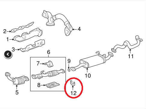 Exhaust Pipe Retainer-exhaust-retainer-png