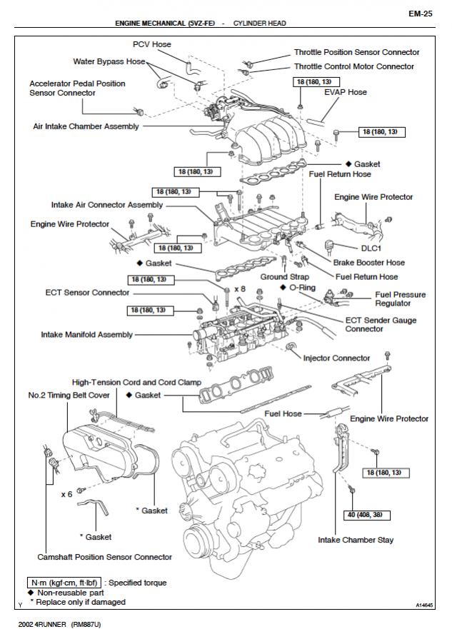 1992 Toyota 4runner Engine Diagram