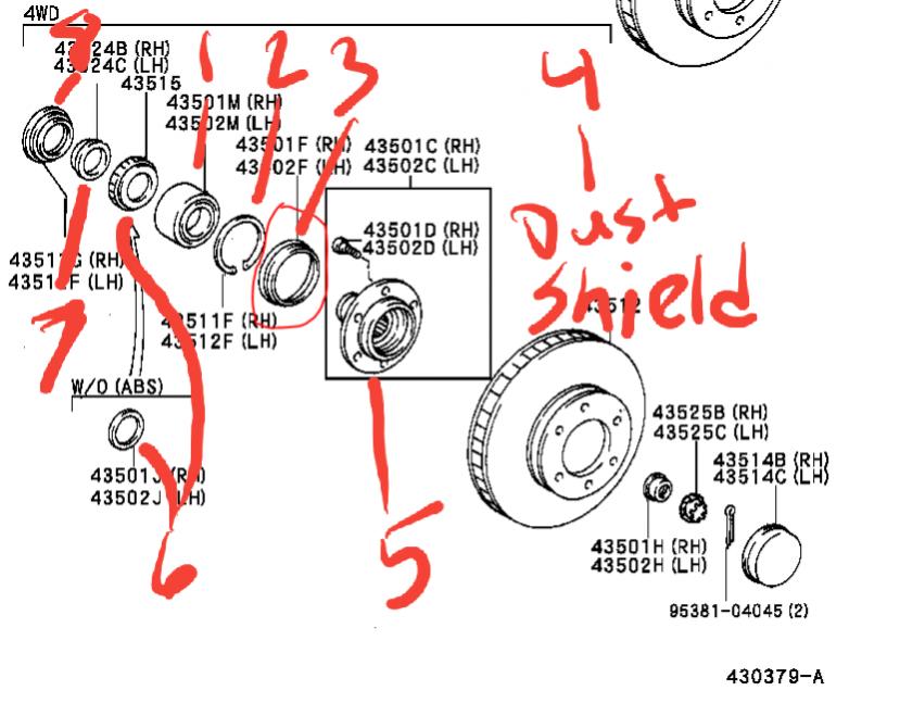 Front wheel bearing, hub and spindle upright rehab-20190813_155203-jpg