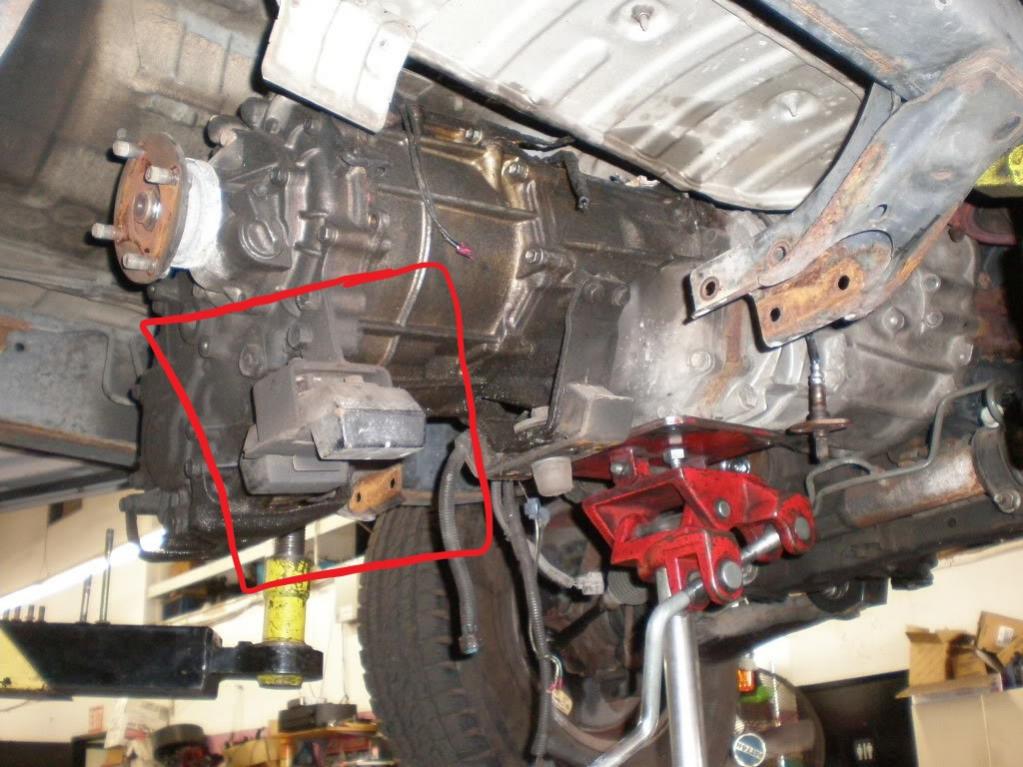 Complete 2000 4wd, manual, v6 swap into 2wd auto 1999 build/project-random-mount-jpg