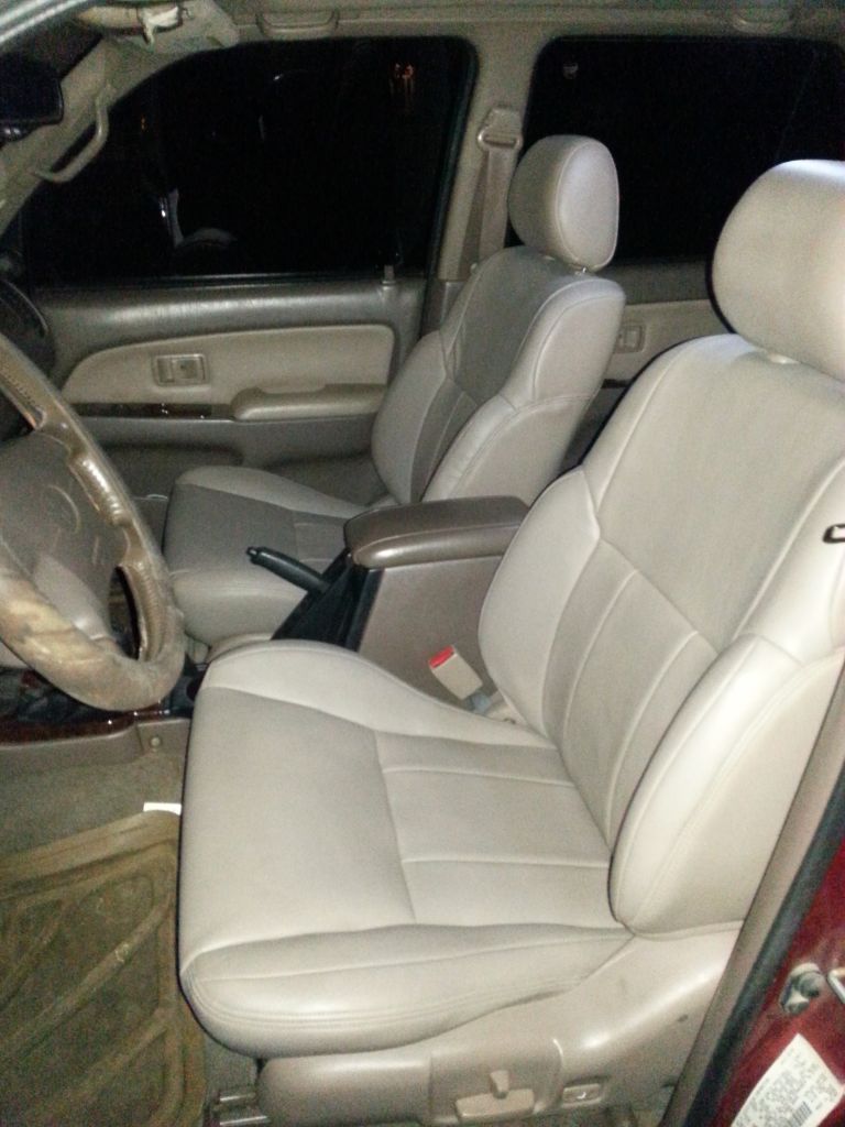 Swapped spare passenger seat leather over to drivers side.-new-seats-foam-small-file-jpg