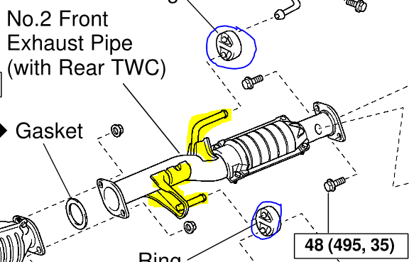 Exhaust Pipe Retainer-exhaust-bracket-png