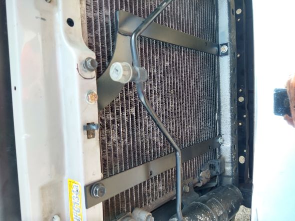 Hayden 698 transmission cooler install with custom brackets.-1997-4runner-hayden-oil-cooler_11-jpg