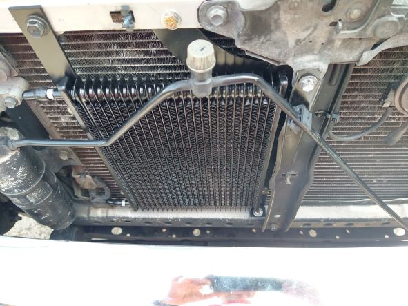 Hayden 698 transmission cooler install with custom brackets.-1997-4runner-hayden-oil-cooler_13-jpg