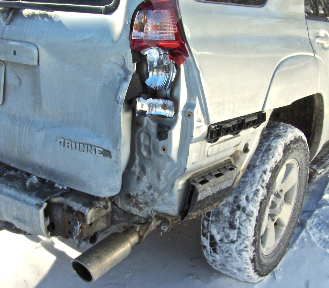 Rear Ended today! - Toyota 4Runner Forum - Largest 4Runner Forum