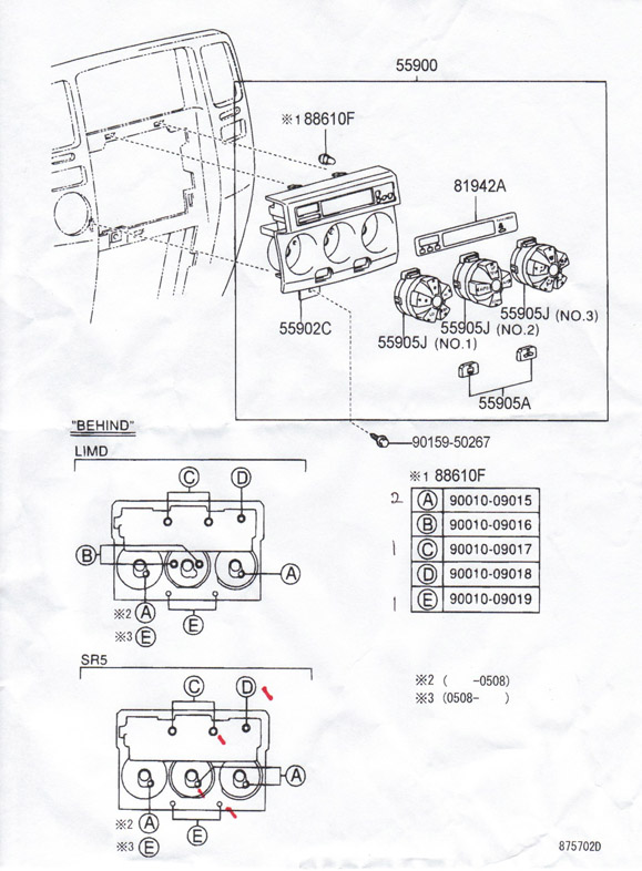 Part numbers for backlight bulbs for Climate Control and LCD-4-runner-ac-control-jpg