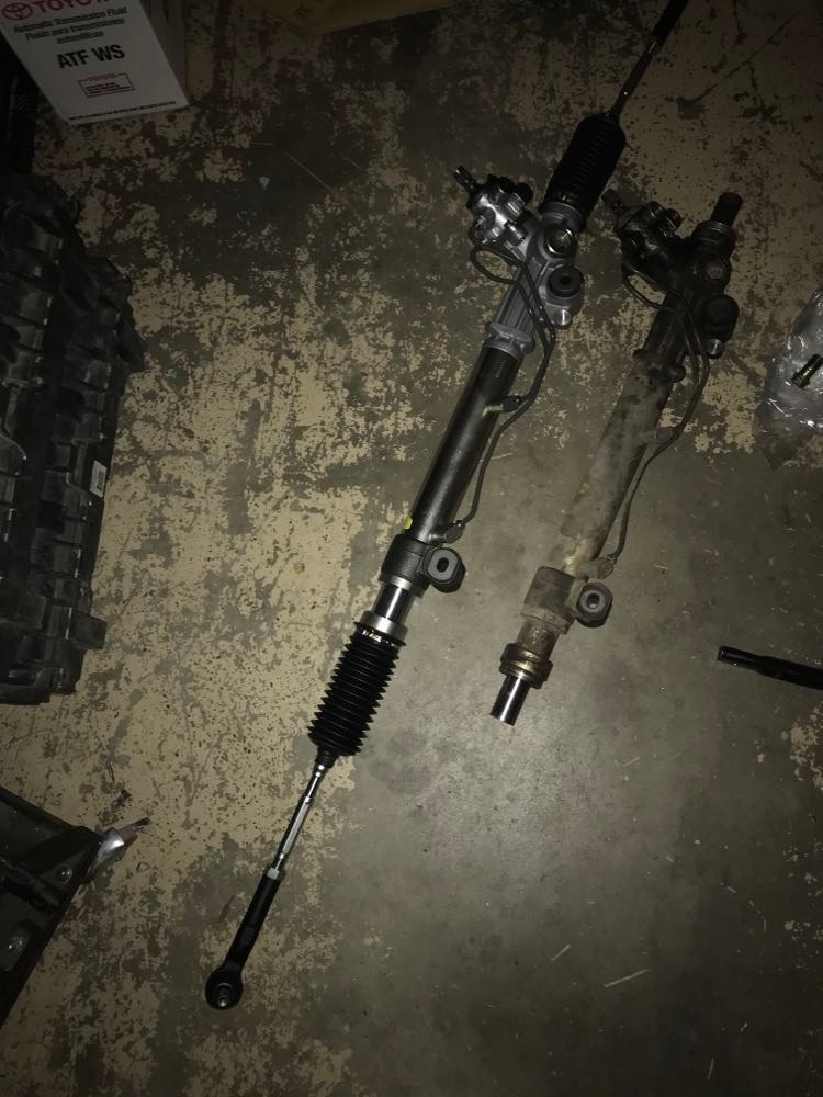 DIY 2008 V8 Steering Rack install including new PS Pump and all new lines-new-versus-old-rack-jpg