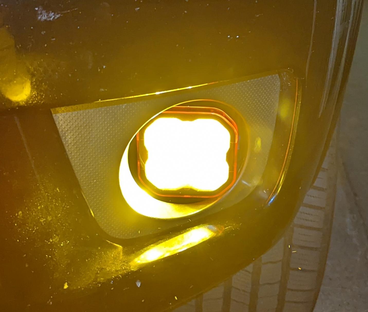 Diode Dynamics Stage Series 3&quot; SAE/DOT Yellow Sport LED Fog Pods Install-2-jpg