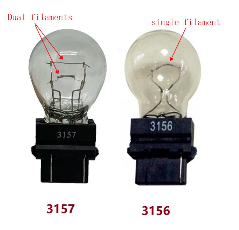 Understanding the Differences Between 3157 and 3156 Bulbs-1-3157-halogen-bulb-vs-3156-halogen-bulb-jpg