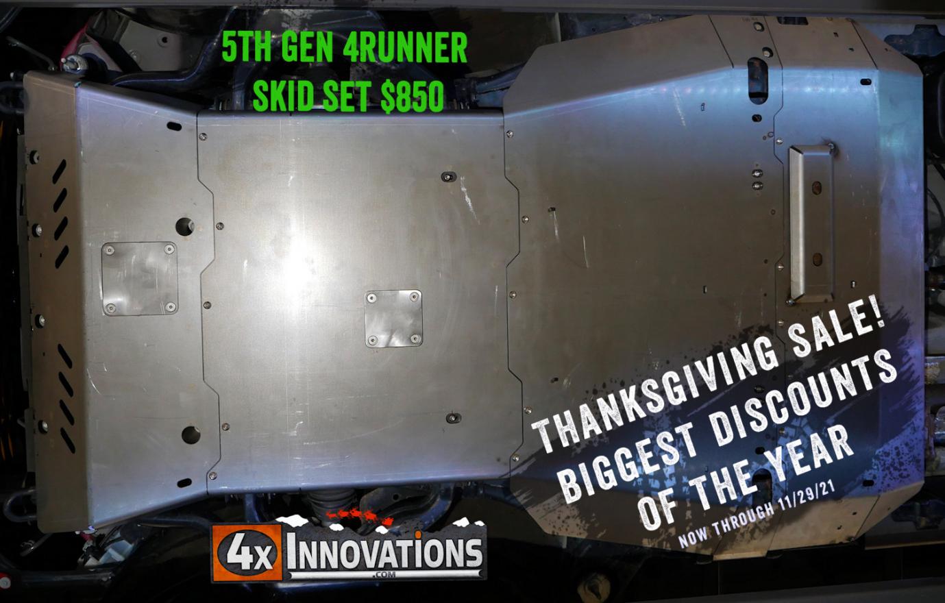 Black Friday/Cyber Monday deals on Bumpers, Sliders and more from 4x Innovations-1214750-turkeysale_2021-jpg