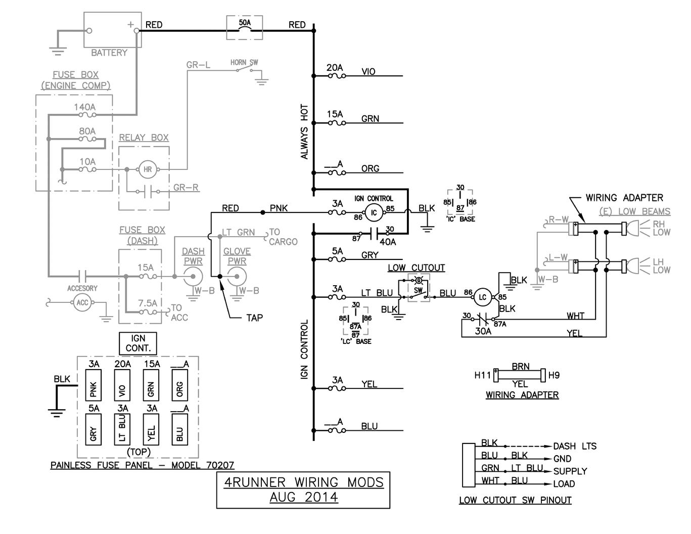 Toyota 4runner Ke Lights Wiring Diagram. Toyota. Auto ... toyota fog light switch wiring diagram 