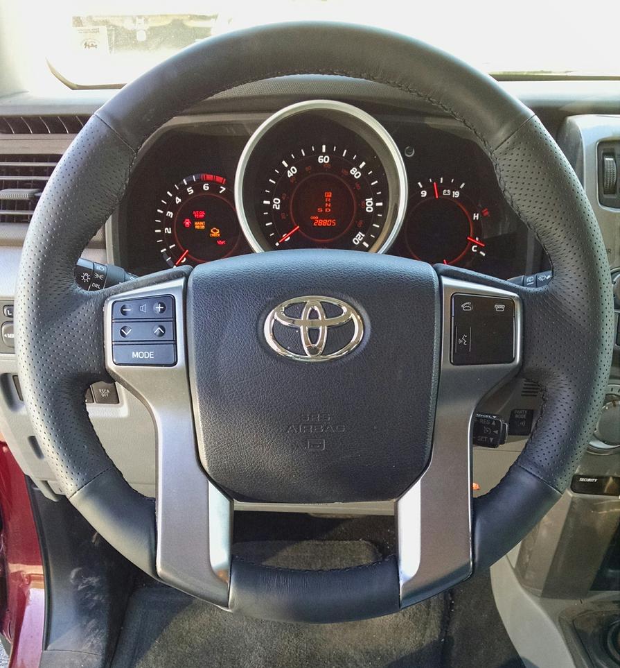 XUJI leather steering wheel cover install. Goodbye plastic steering wheel. OEM?-img_20150429_110024-jpg