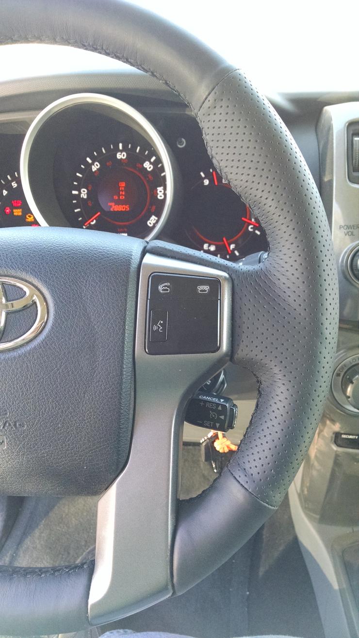 XUJI leather steering wheel cover install. Goodbye plastic steering wheel. OEM?-img_20150429_104544172-jpg