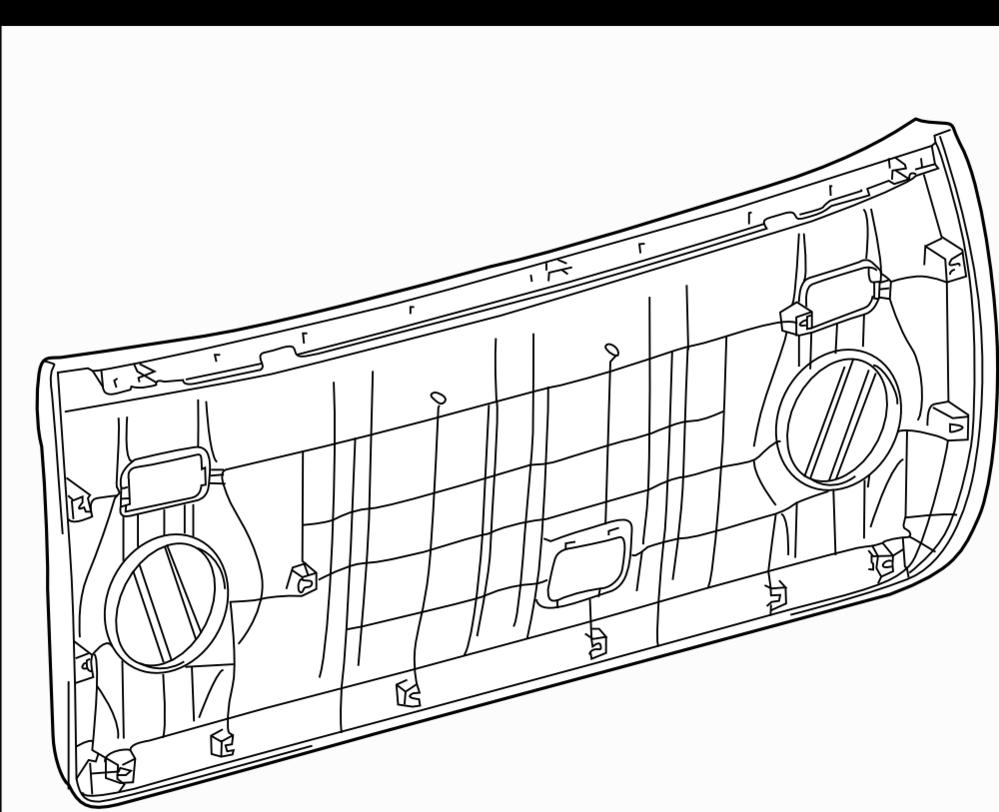 Rear gate interior panel / replacement. - Toyota 4Runner Forum ...