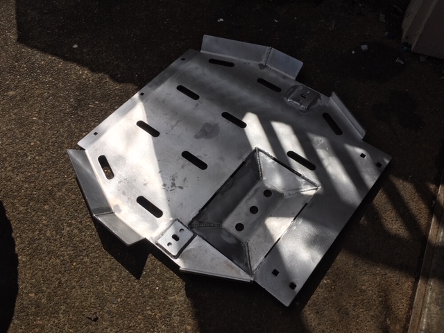 CBI Fabrication - 5th Gen Skid Plates-rear-skid-jpg