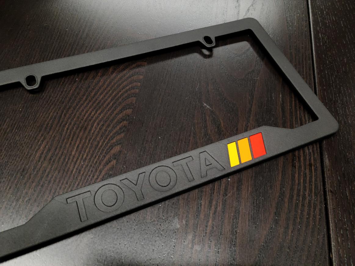 3D-printed Toyota 'Motorsport' License Plate frame-trd_plate_tricolor-jpg