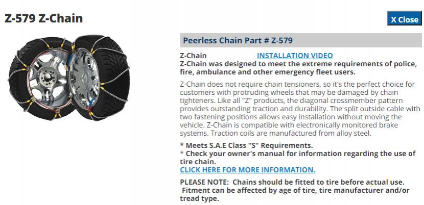 Peerless  Z®-Chain