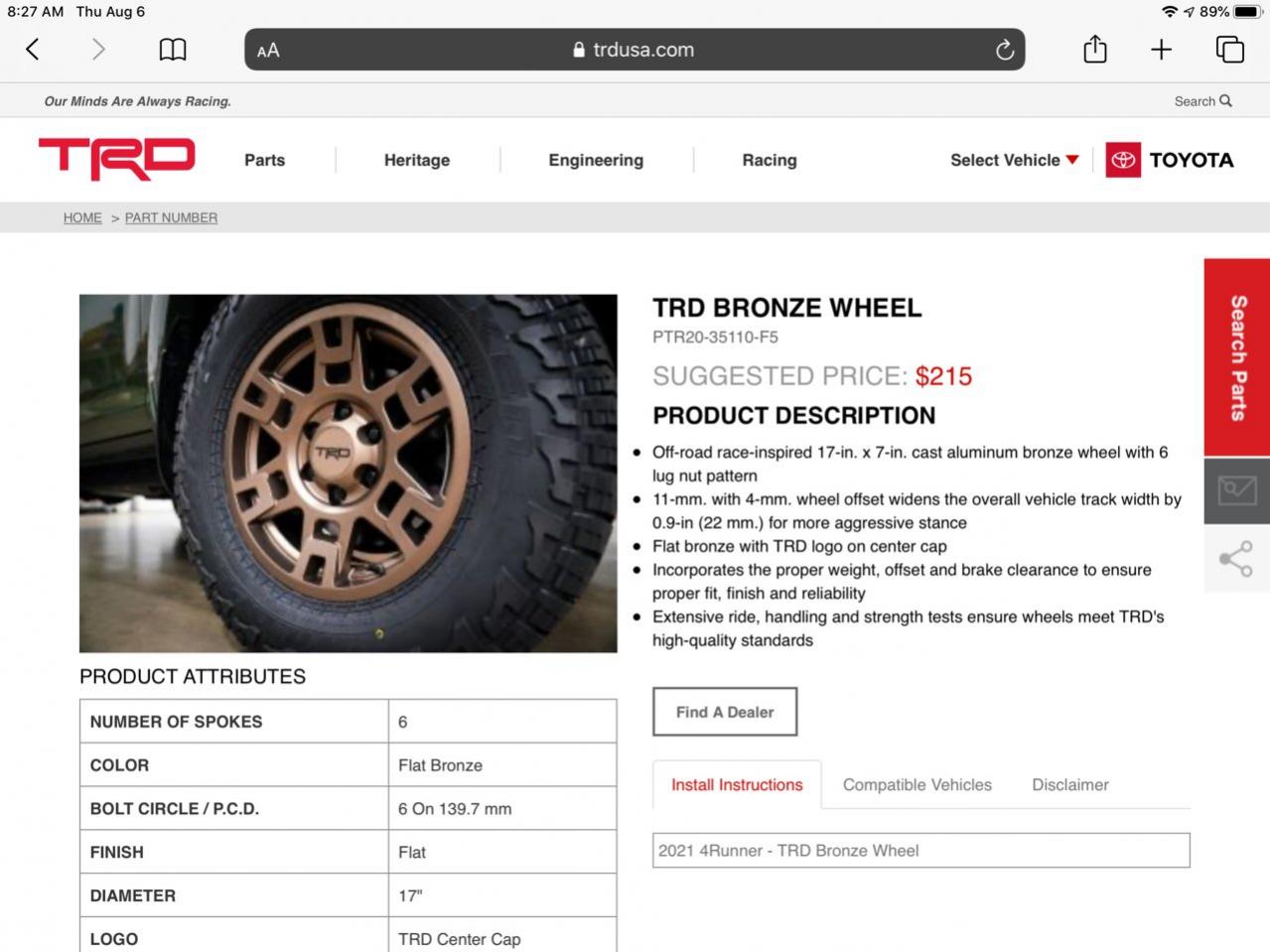 Anyone painted the TRD Pro wheels?-bronze-sema-rim-jpg