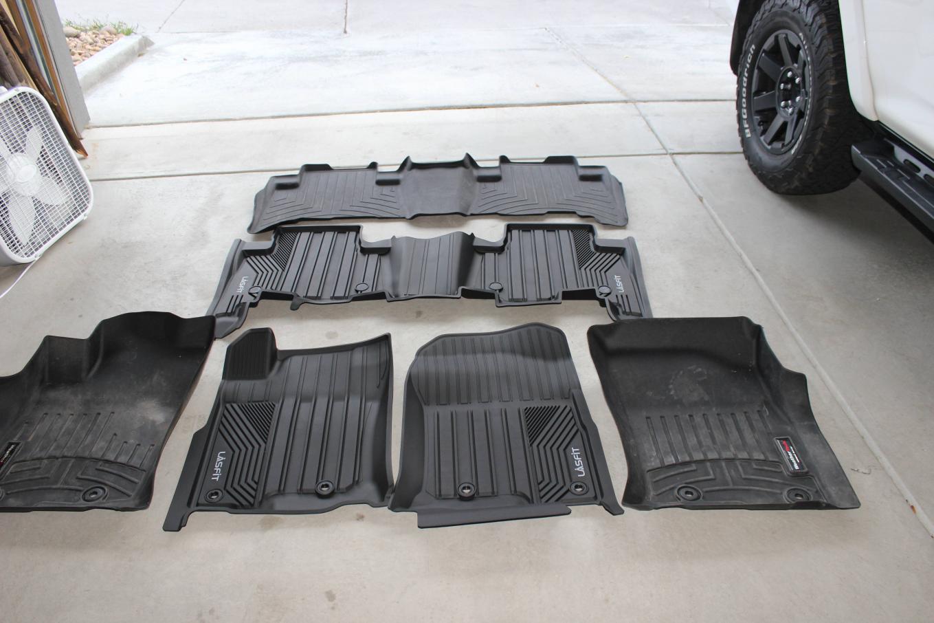 All-Weather Floor Mats for 14-22 4Runner - Lasfit Custom-Fit TPE Liner-4-lasfit-4runner-floor-mats-jpg