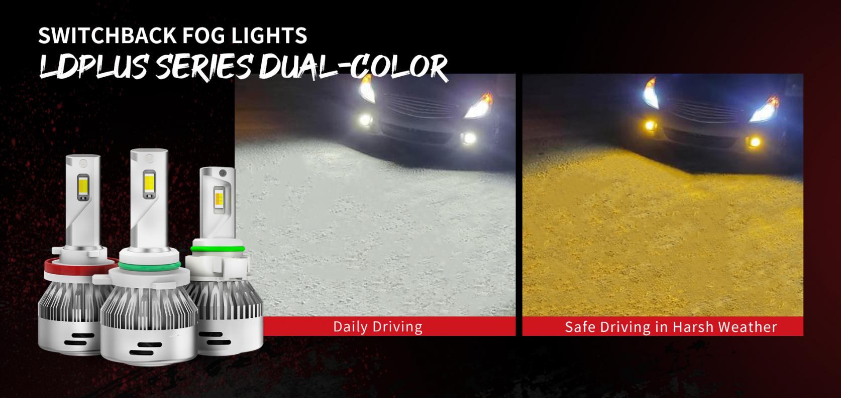 LDplus Switchback LED Fog Light: Your Driving Safety Partner-1-jpg
