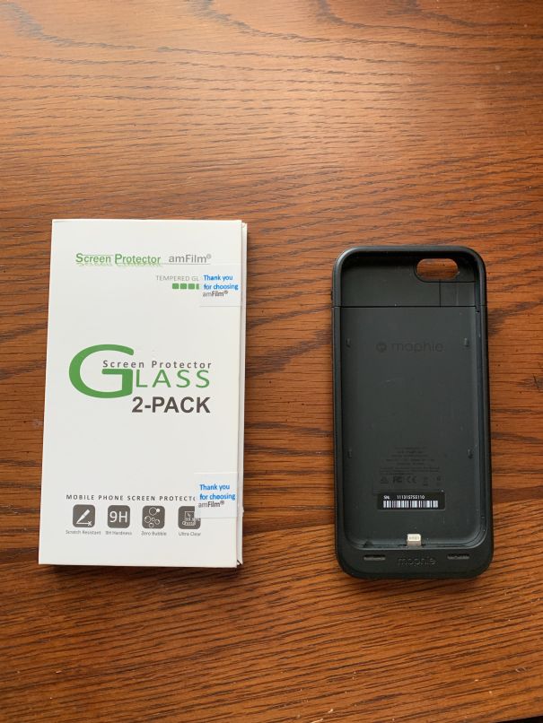iPhone 6/6S Mophie battery case &amp; screen protector  KY-img_0758-jpg