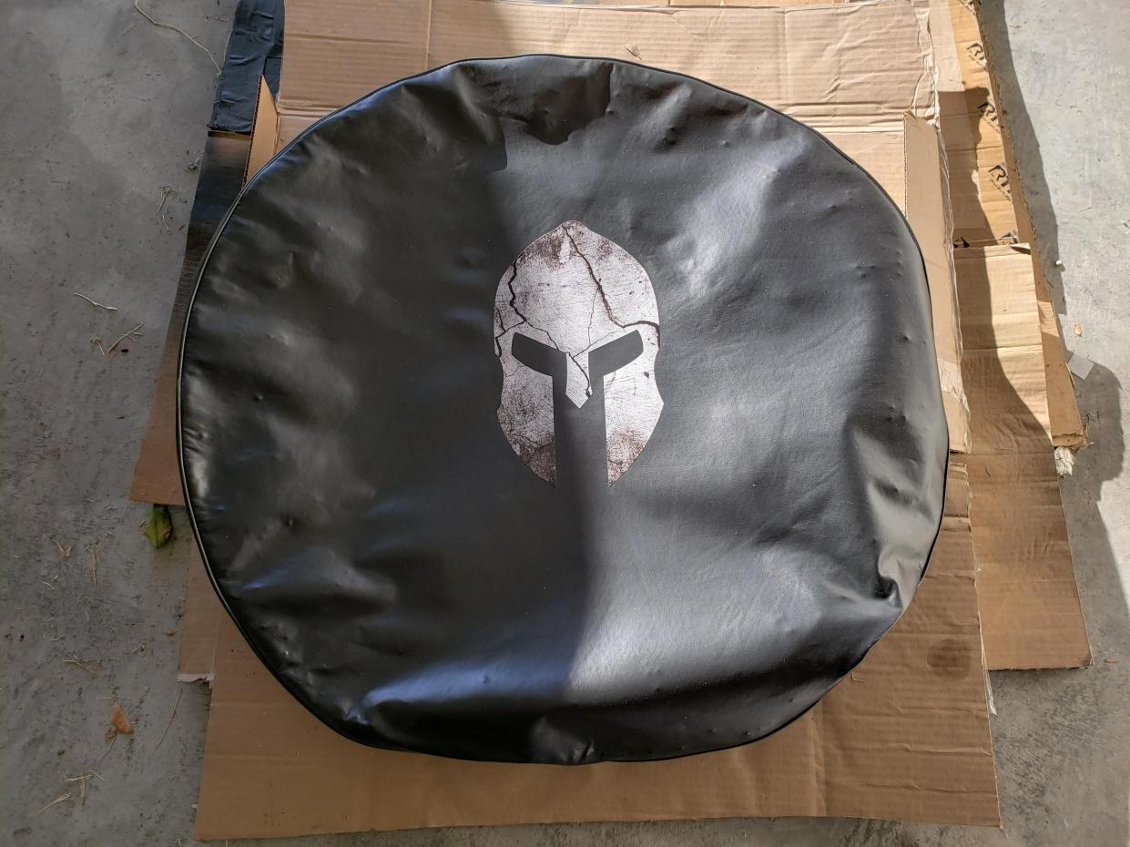 FS: **SOLD** 33 inch Spartan Tire Cover, North DFW, Texas - -tirecover1-jpg
