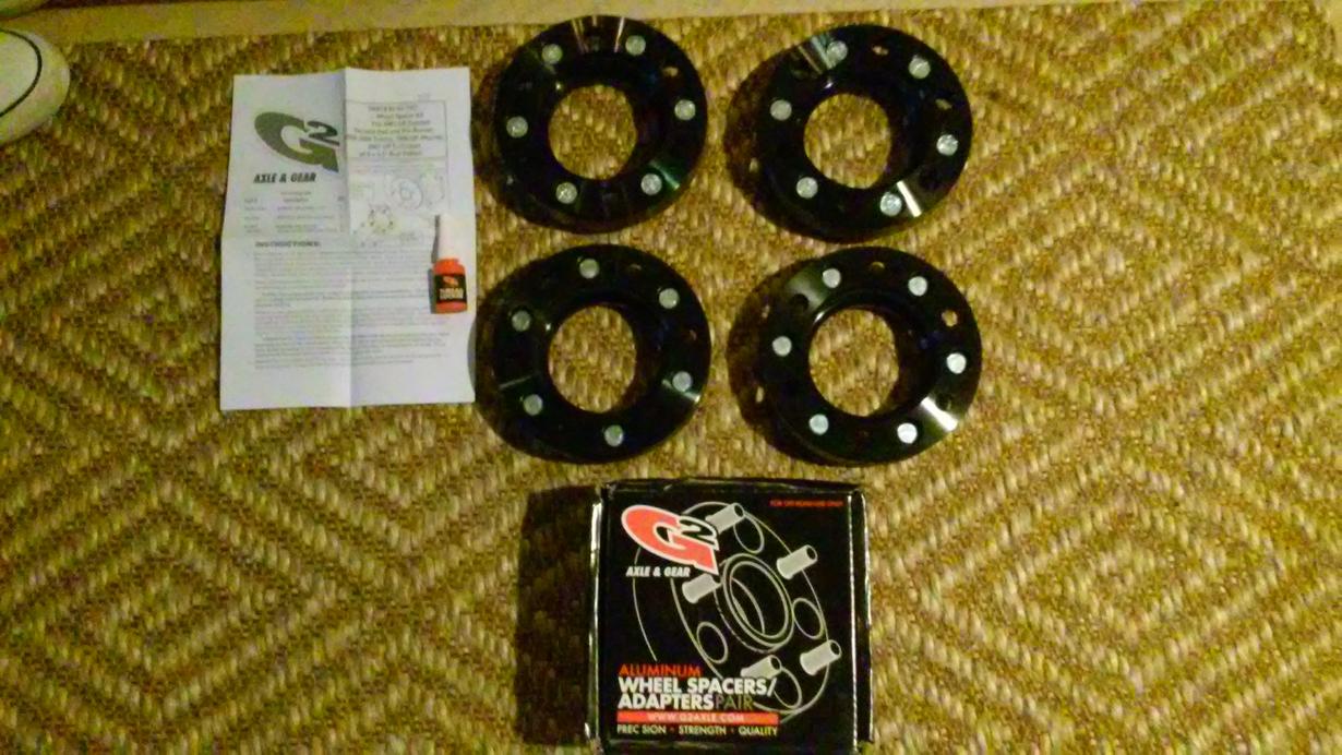 FS:G/2 Toyota 1.25&quot; wheel spacers 2 pairs (4 spacers)-Houston, TX-5-20150104_175205-jpg