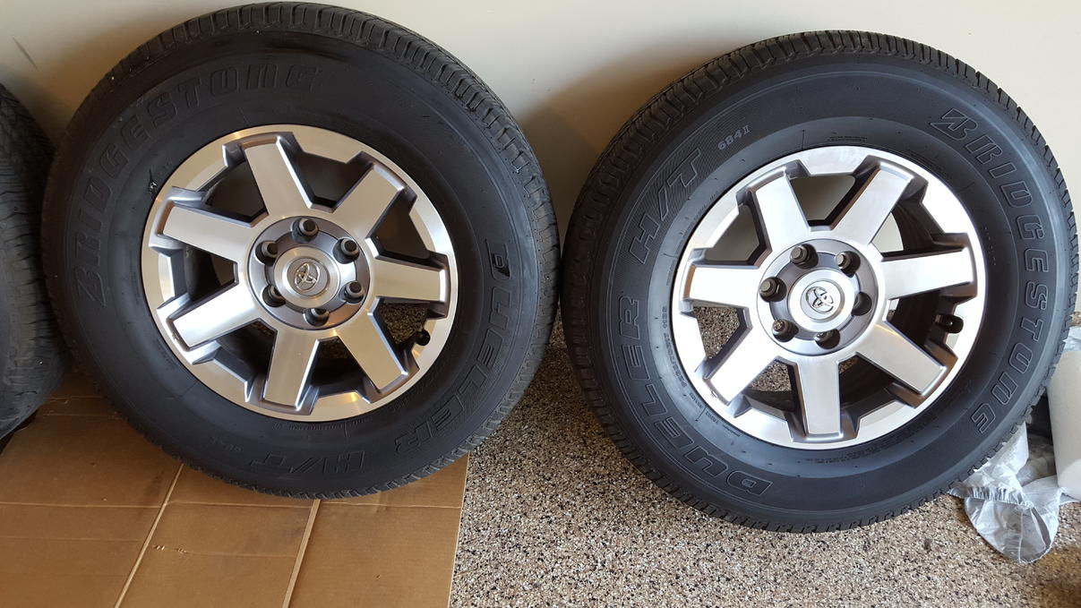 FS: 2016 4runner Trail - 4 Wheel/Tire Combo + 1 spare tire (Houston, TX)-right-2-jpg