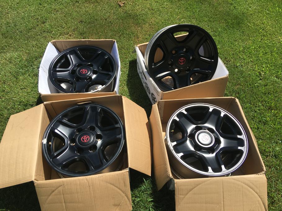 FS: (4) 5 spoke wheels black Cols, Ga 150$ - Toyota 4Runner Forum ...