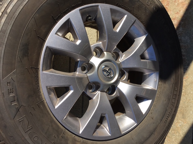 Tacoma 2017 OEM rims with tires like new - SoCal-img_4794-jpg