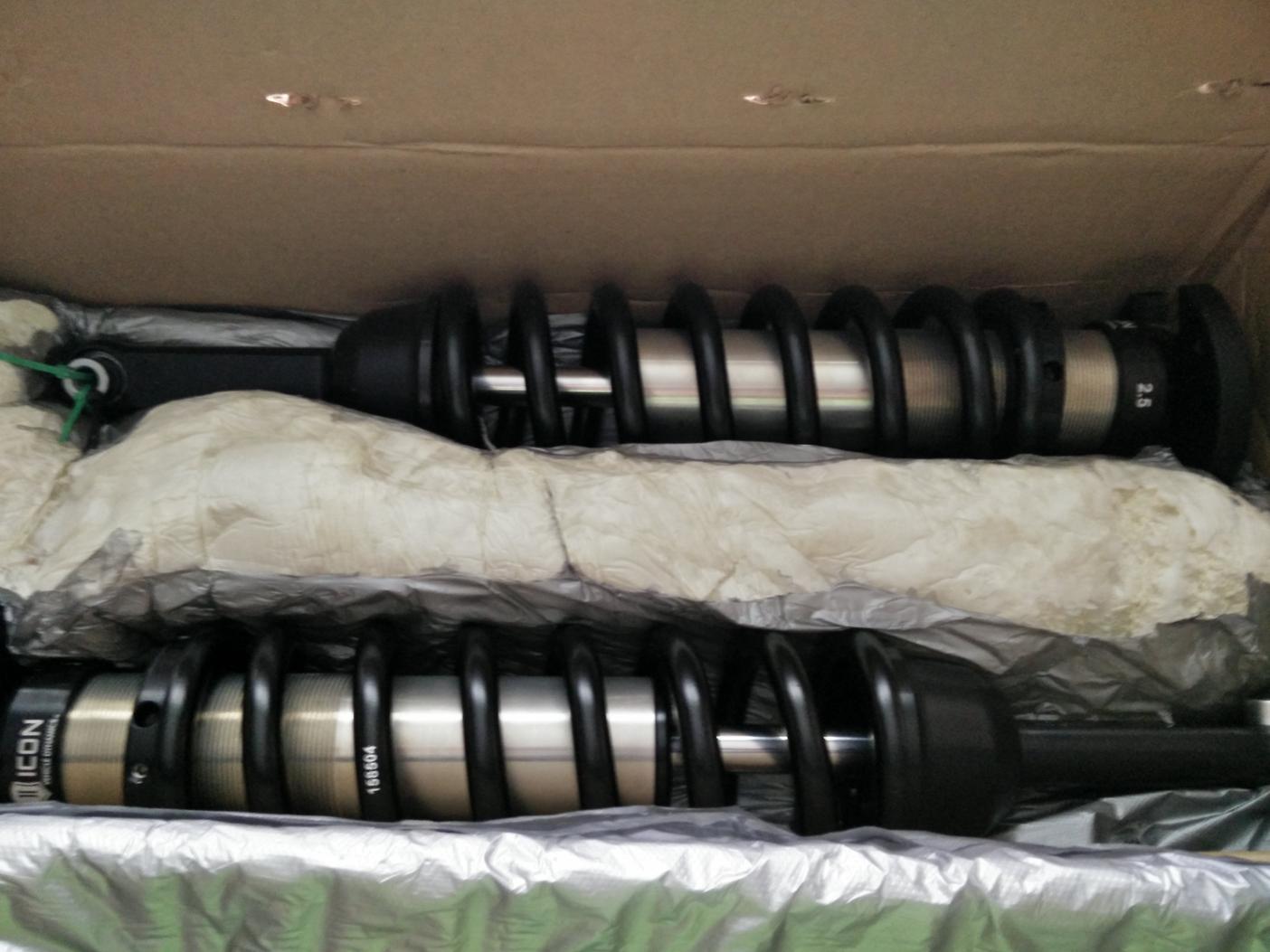 FS: 4th GEN New ICON Extended Travel Front Coilover Shock Kit, 00 Pittsburgh, PA-img_20170121_160026-jpg