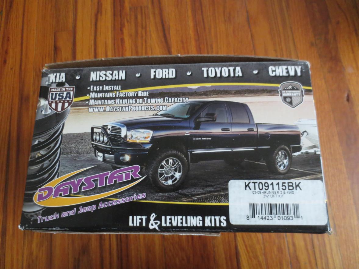 FS: Daystar 2.5&quot; Lift kit KT09115BK New In Box 4th Gen Buffalo, NY  &amp; Free Ship-img_2996-jpg