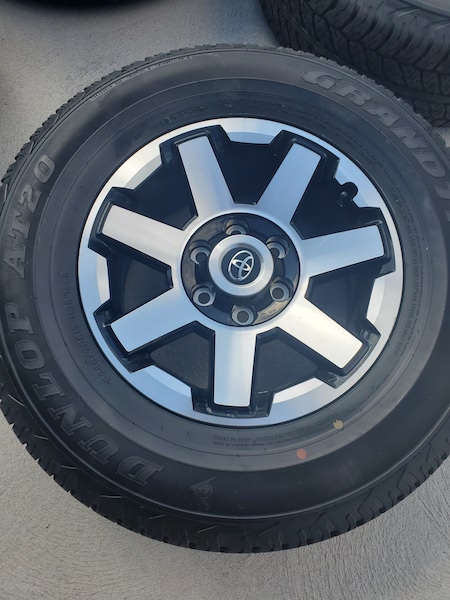 SOLD. FS 2019 ORP Wheels and Tires. SE Michigan 0. Takeoffs with 100 miles on them-20191009_130730-jpg
