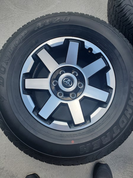 SOLD. FS 2019 ORP Wheels and Tires. SE Michigan 0. Takeoffs with 100 miles on them-20191009_130734-jpg