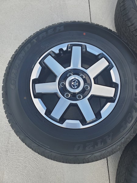 SOLD. FS 2019 ORP Wheels and Tires. SE Michigan 0. Takeoffs with 100 miles on them-20191009_130743-jpg