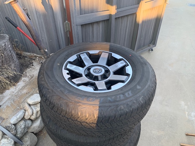 FS: 2019 4Runner stock wheels and tires (basically new) - 0 - Upland, CA-img_0277-jpg