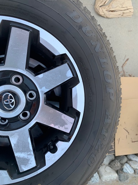 FS: 2019 4Runner stock wheels and tires (basically new) - 0 - Upland, CA-img_0284-jpg