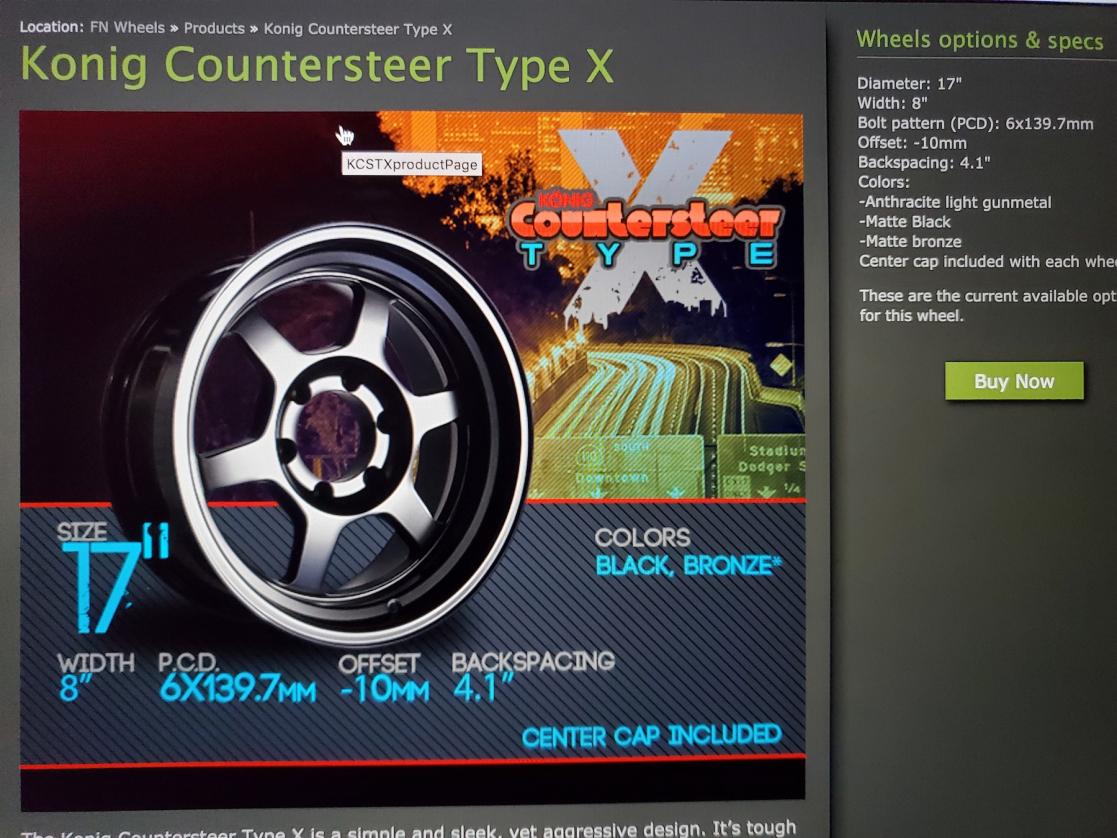 FS: Set of 4 FN Konig Countersteer Type X Wheels In Matte Black Albuquerque NM-20200608_230751-jpg