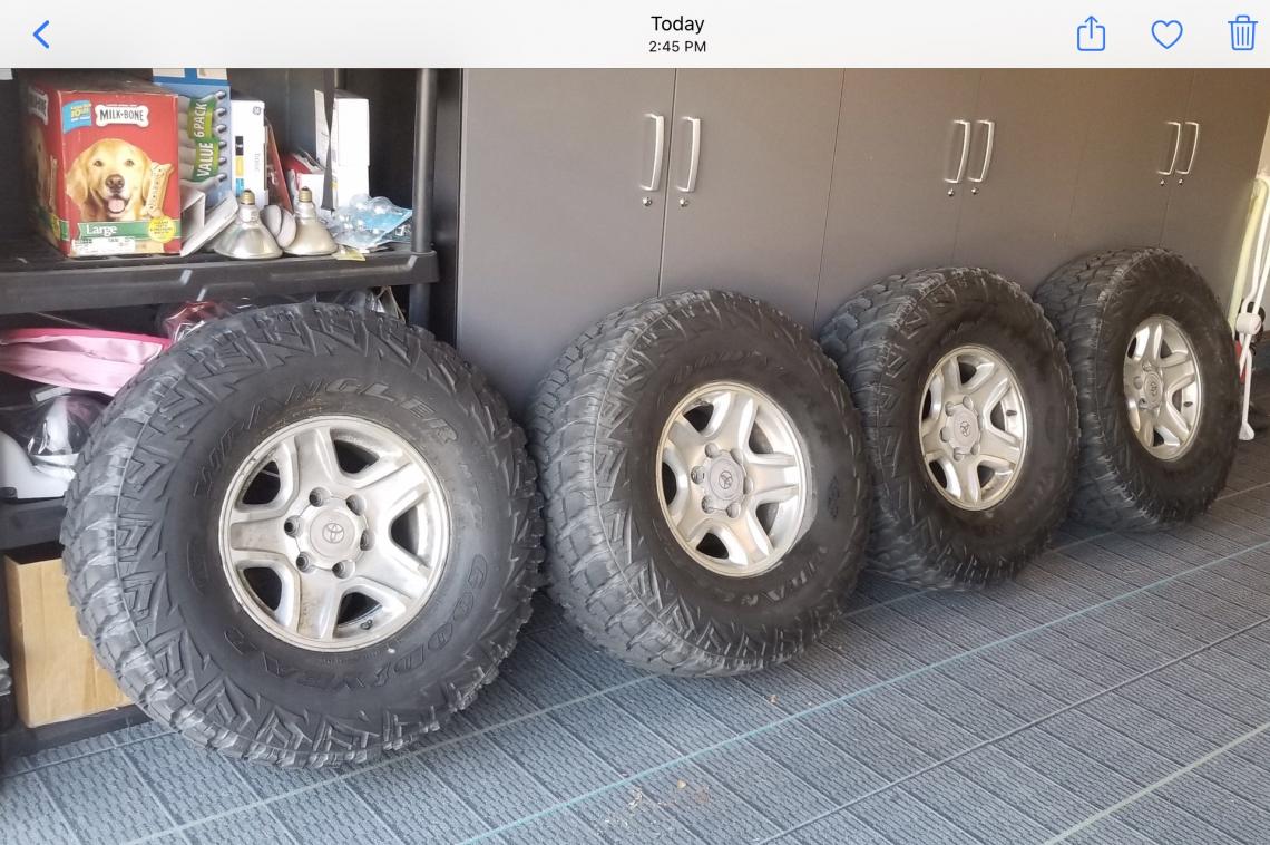 35s! (4) 315/75r16 Goodyear MT/Rs + Full Size Spare - SOLD Highland, CA-6b29e93a-c21d-49e7-8b12-8059eca72c6b-jpg