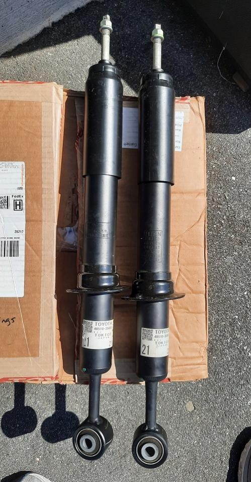 FS: 5th GEN, OEM TRD OffRoad Shocks &amp; Springs, 0 Charlotte, NC-frontshocks-jpg