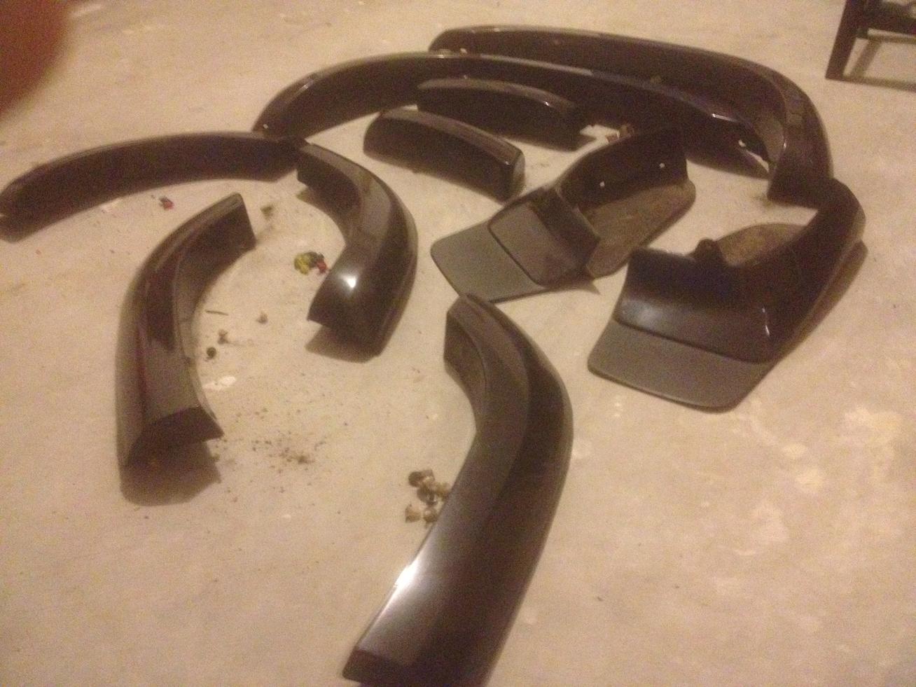 For Sale 3rd Gen Limited/SR5 Fender Flares, Black. Everett, Wa-image-2-jpg