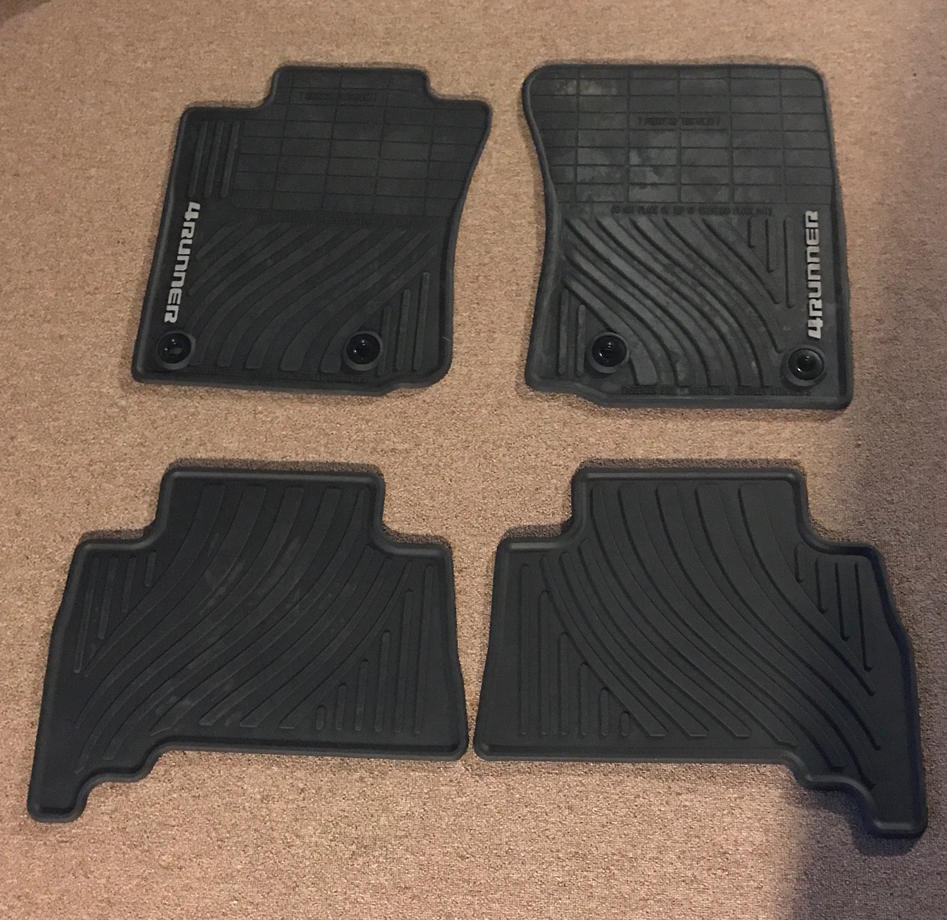 Never used: 2016 Toyota 4Runner all weather mats-4runner-mats-jpg