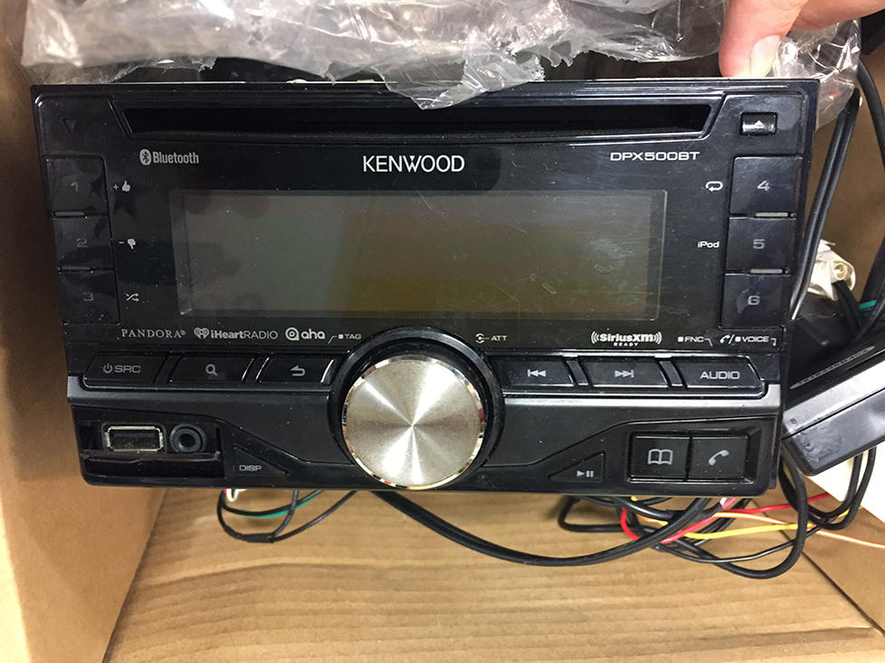 Kenwood DPX-500BT Bluetooth Head Unit w/ Axxess ASWC-1 &amp; Metra Harness - 4th Gen 0-img_6300-jpg