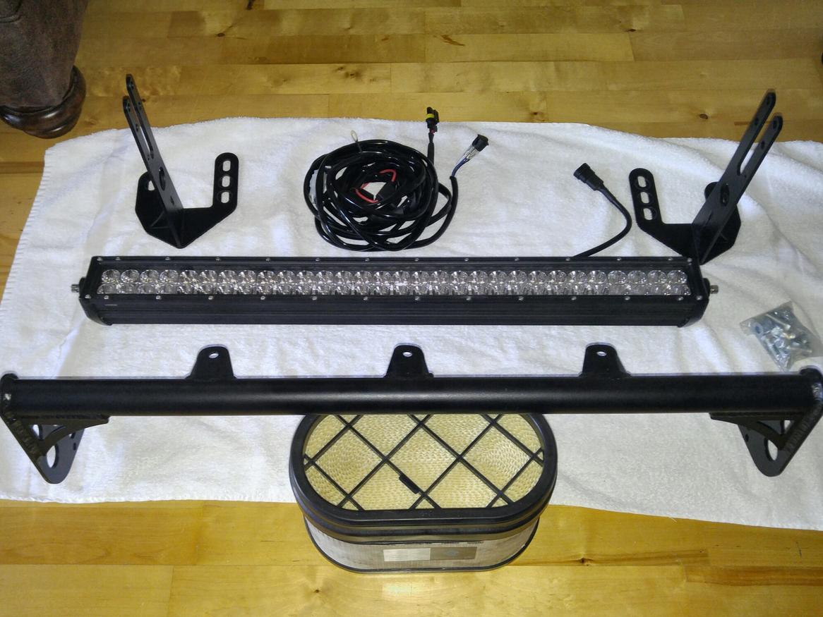 FS: 4th Gen Light Bar Mount for LED Bar &amp; Round Lights w/ 31.5&#8221; LED Bar - IL - 0-version-2-jpg