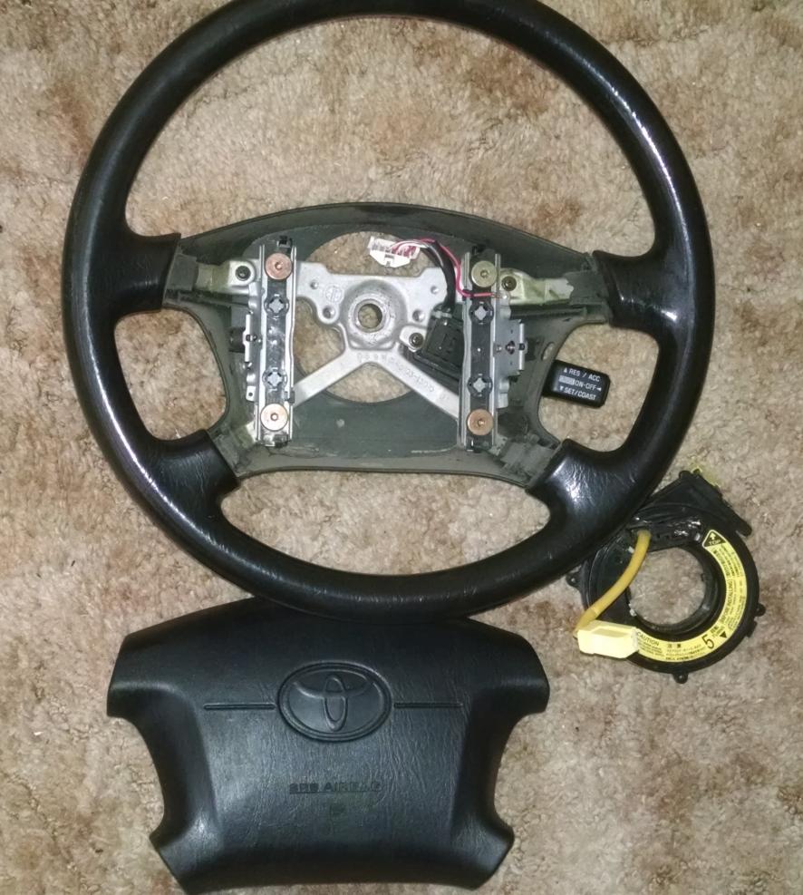 FS: 3rd gen 4-spoke steering wheel, clock spring, air bag.  5, St. Louis, MO-img_20190826_114956755-jpg