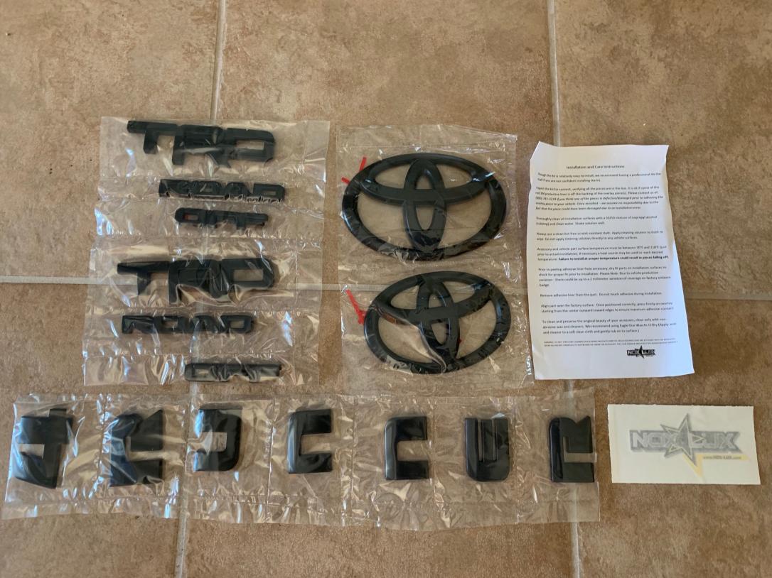 FS: 5th Gen TRD Off-Road Blackout Kit, , Phoenix,AZ-toyota-trd-off-road-blackout-kit-jpg