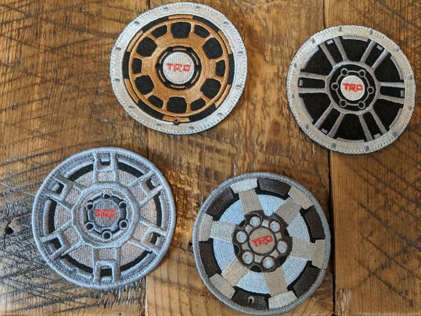 TRD Wheel Patch set from Amaesing Decals  Shipped-img_20200701_155241-jpg