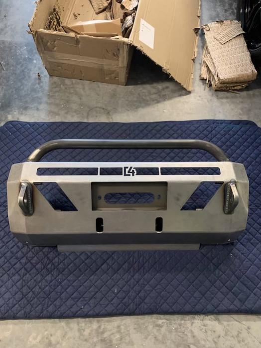 SOLD: C4 Fab Lo Pro Winch Bumper w/ Extreme LED 30&quot; light bar, Lakeland, FL, 00-3-jpg