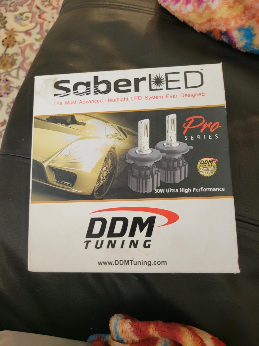 DDM Saber LED 50W. Fog lights in 3000k SoCal. SOLD-20211129_135046-jpg